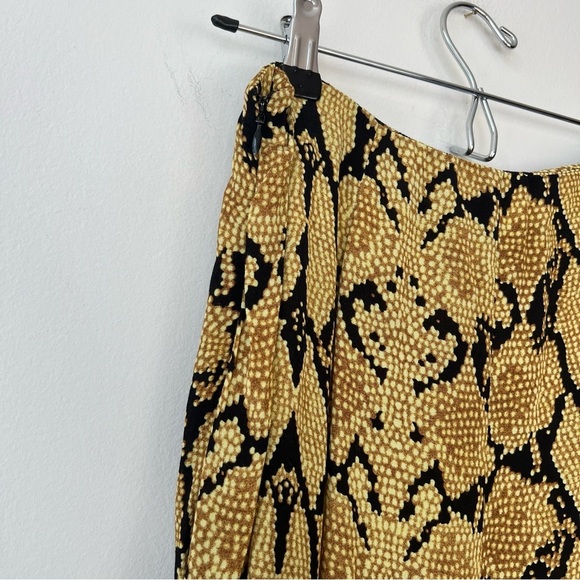 ba&sh Carry Midi Skirt Animal Print Ocher - Picture 4 of 7